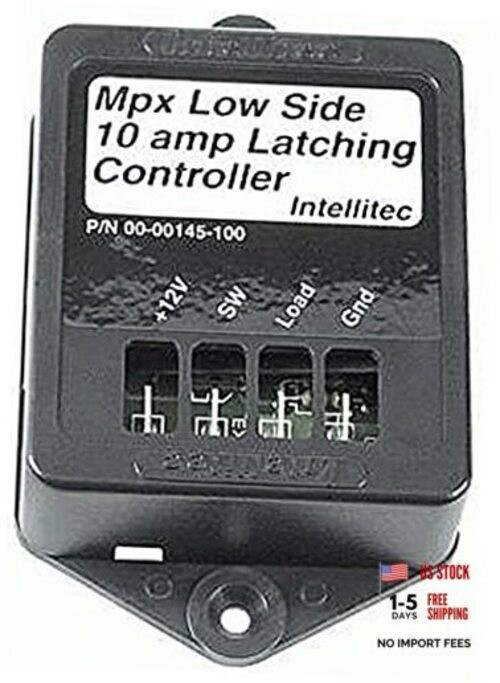 0000145100 10 Amp Monoplex Water Pump Control, Black