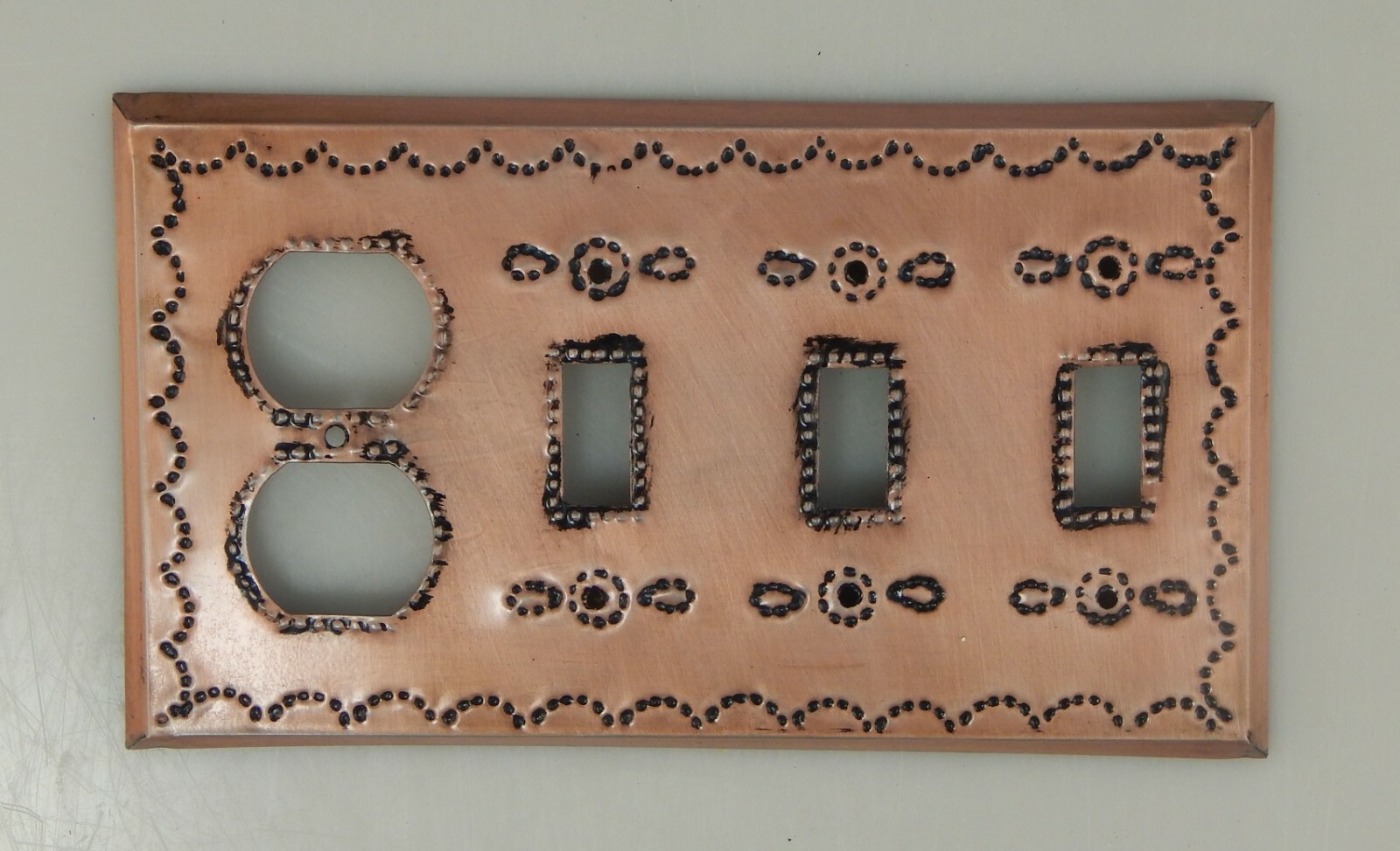 Mexican Punched Tin Metal Electrical Outlet & Toggle Switch Plate Cover # 621-C