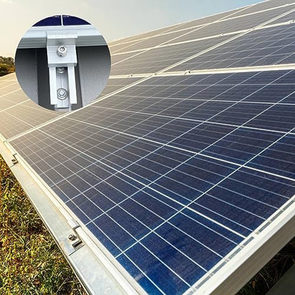 Easy Install Solar Panel Mount Kit for Flat Roofs and Yachts Aluminium Alloy