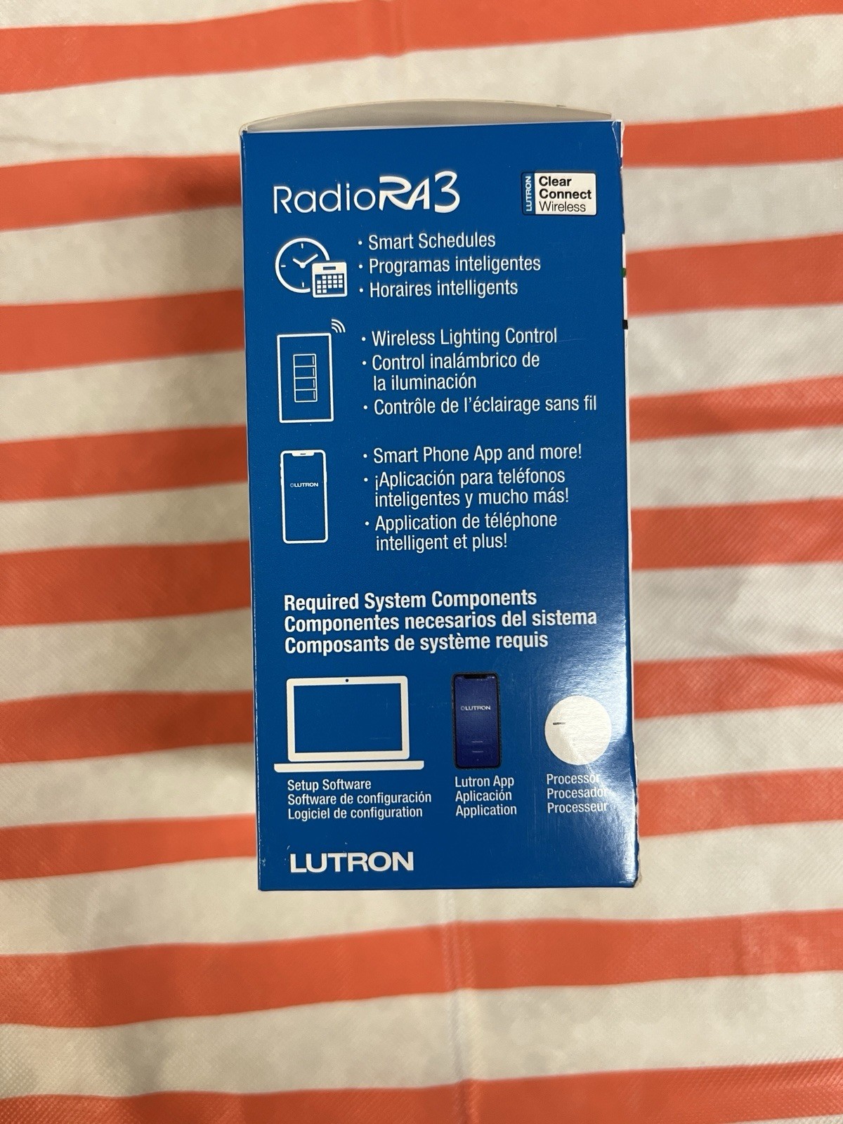 Lutron RadioRA3 Sunnata RRST-8ANS Smart Wireless App Switch 15A White
