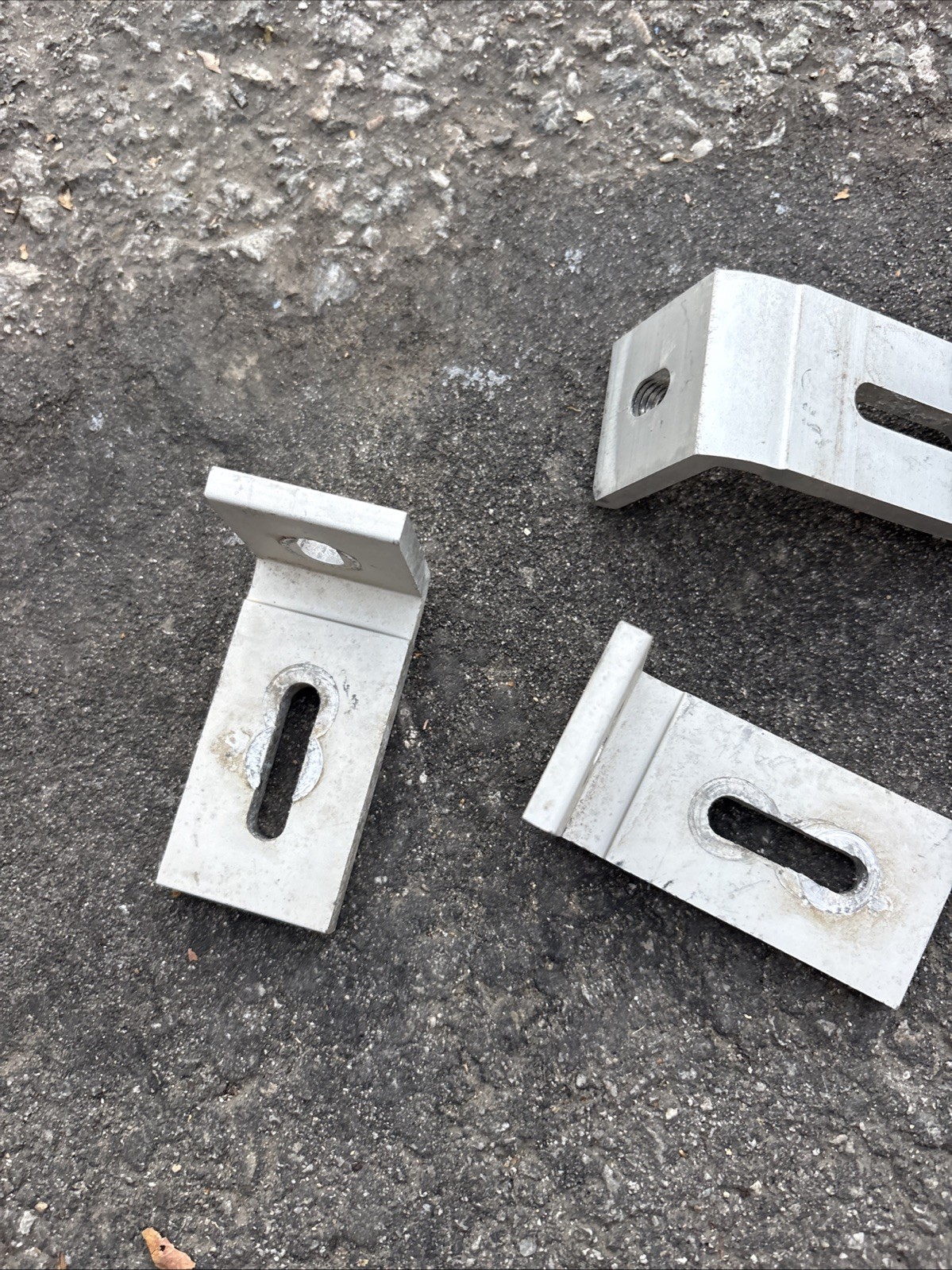 L Foot Aluminum Alloy Brackets for Solar Panel Roof Mount Systems Set 10