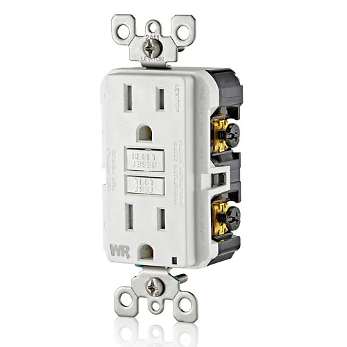 10PCS LEVITON GFWT1-W GFWT1-W 15A GFCI OUTLET WR/TR WEATHER/TAMPER WHITE NEW