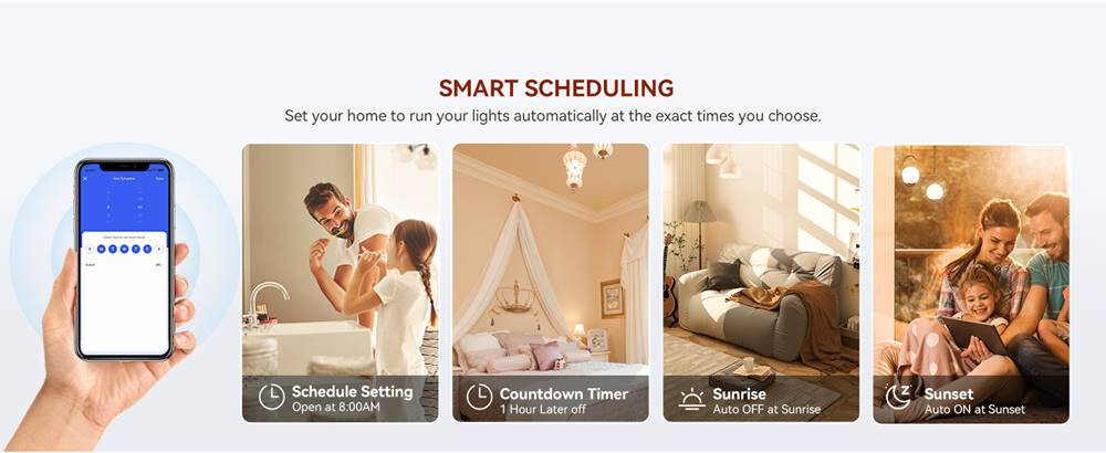 ELEGRP AIDA SMART LIGHT SWITCH, 3-WAY WIFI SMART SWITCH, COMP. W/ ALEXA & G-HOME