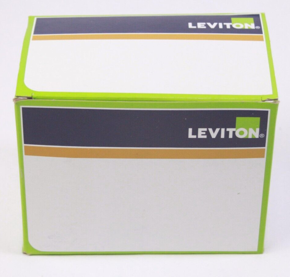 20X Leviton 84003-40 Receptacles Wallplate Standard Size Stainless Steel