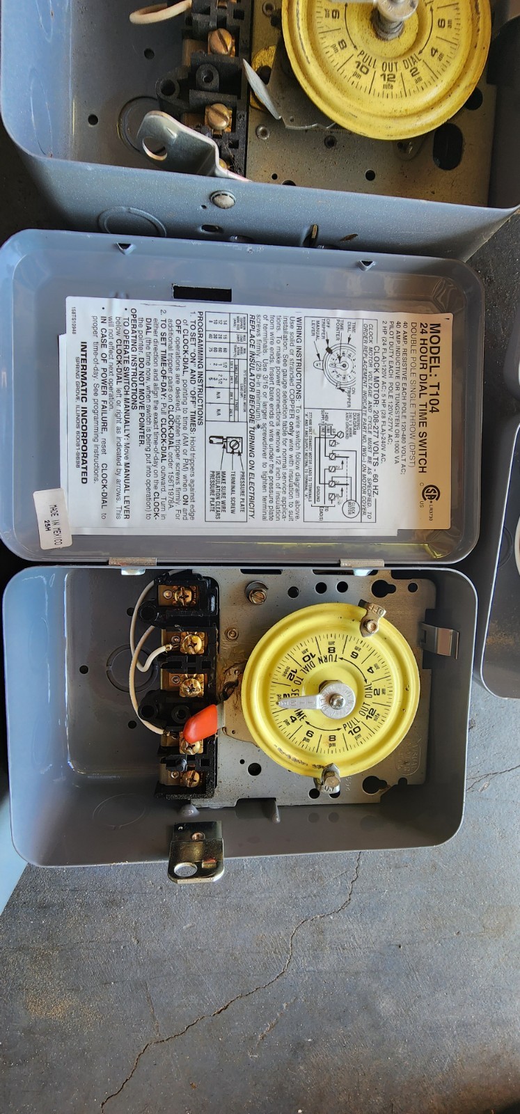 Lot Of 8 Intermatic& GE Timer Programmable Electronic 120-277Vac NEW