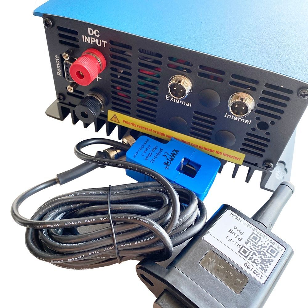 1000W Solar Grid Tie Inverter w/ Limiter MPPT Pure Sine Wave DC22-60V to 110VAC