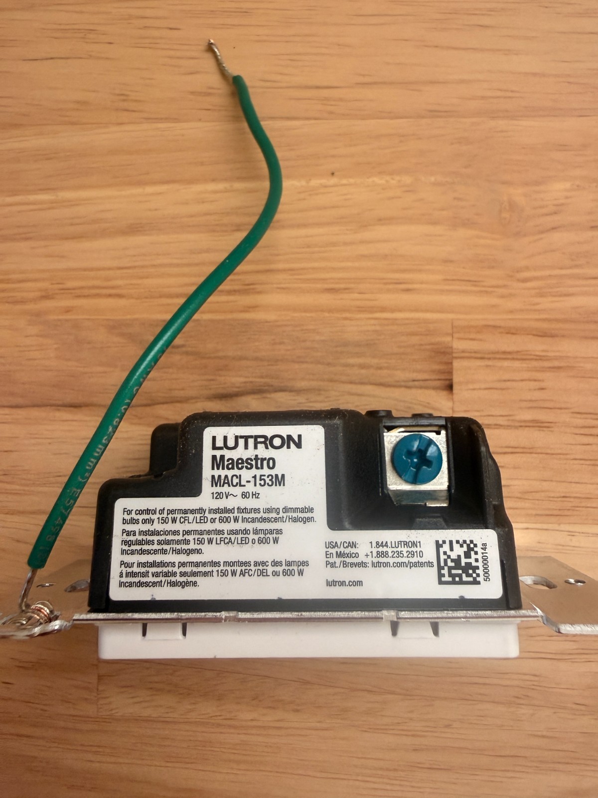 Lutron Maestro MACL-153M Dimmer – White