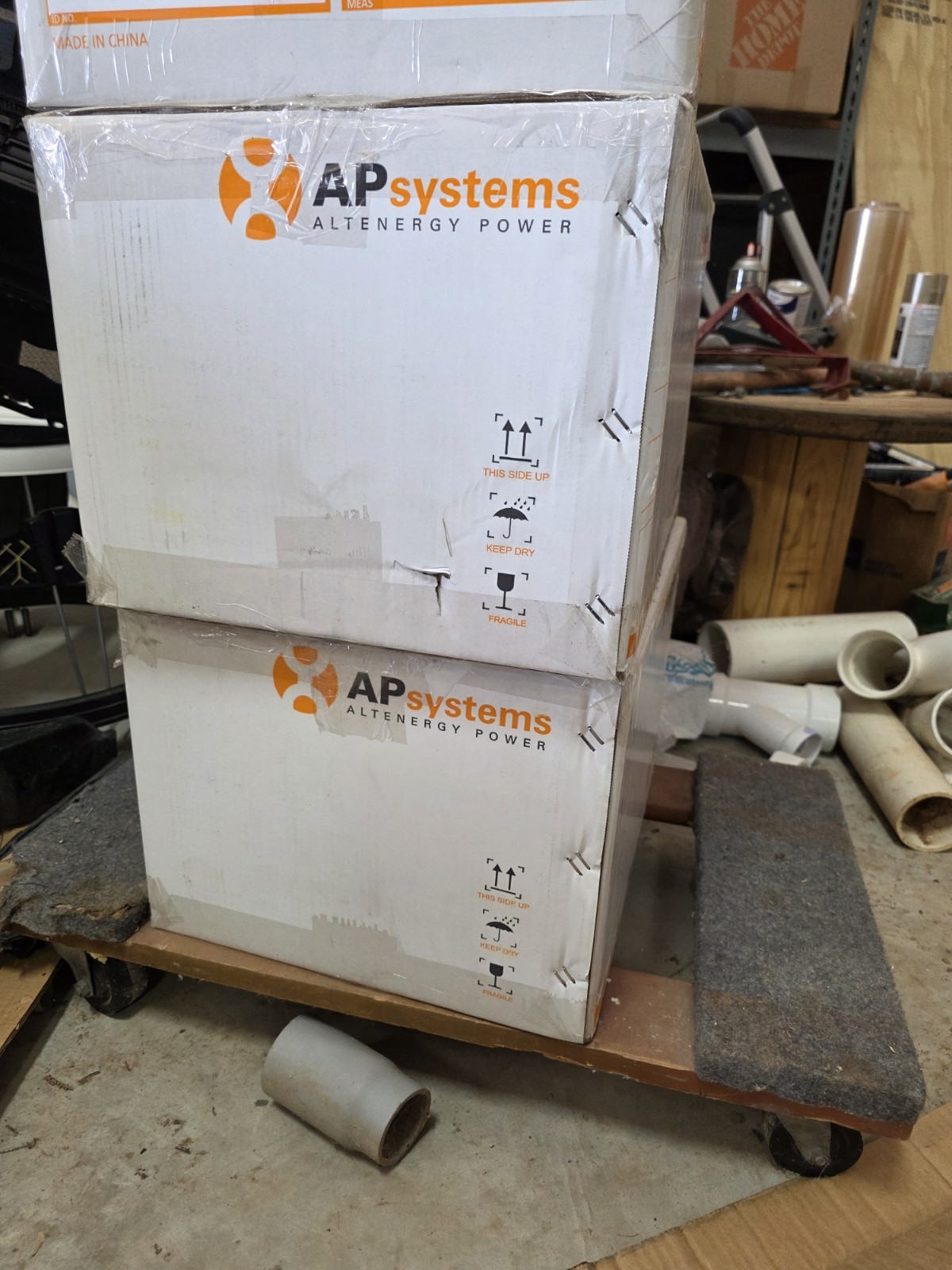 APsystems case of 8 DS3-NA-880VA Single phase