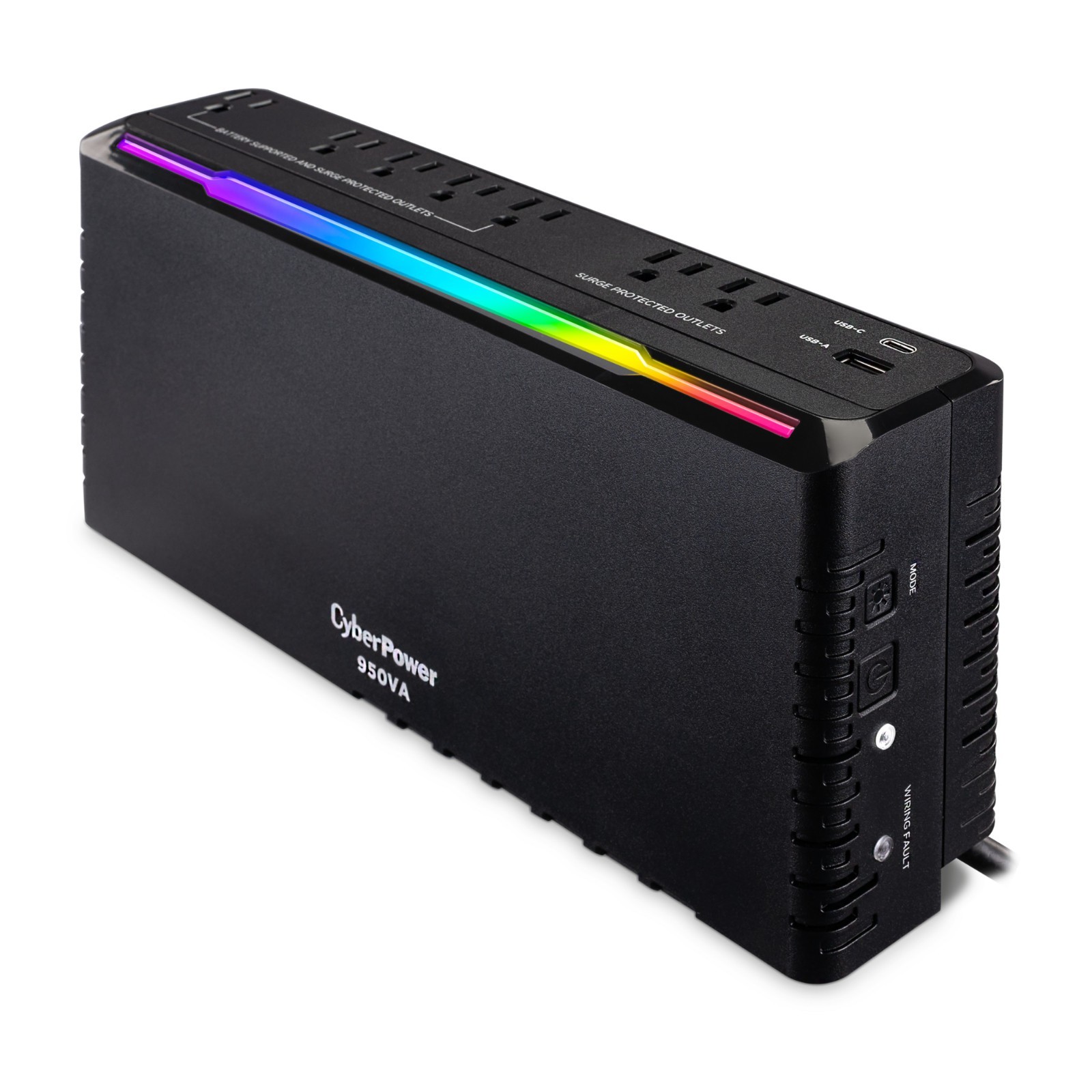 CyberPower GX950UC 950VA/510W Standby UPS RGB USB-C for Gaming