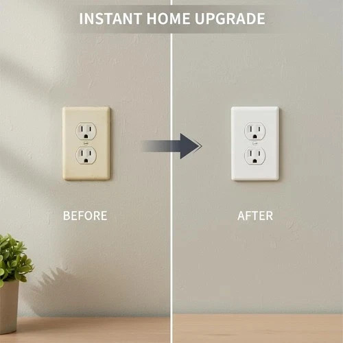 Outlet Covers Wall Plates – Electrical Outlet Covers12-Pack Standard Size