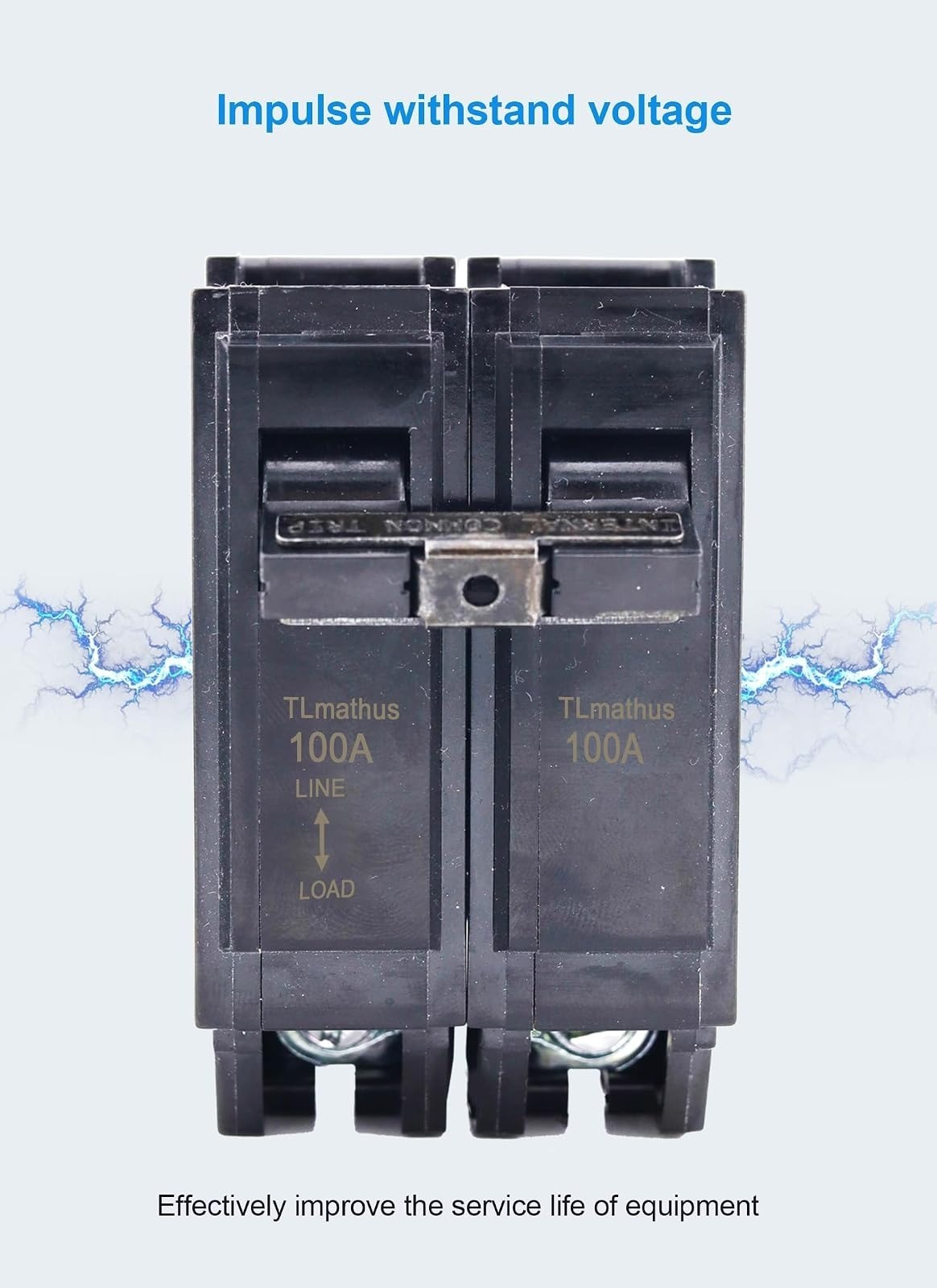 100 Amp 2 Pole Circuit Breaker THQL Plug-In for GE Load Centers