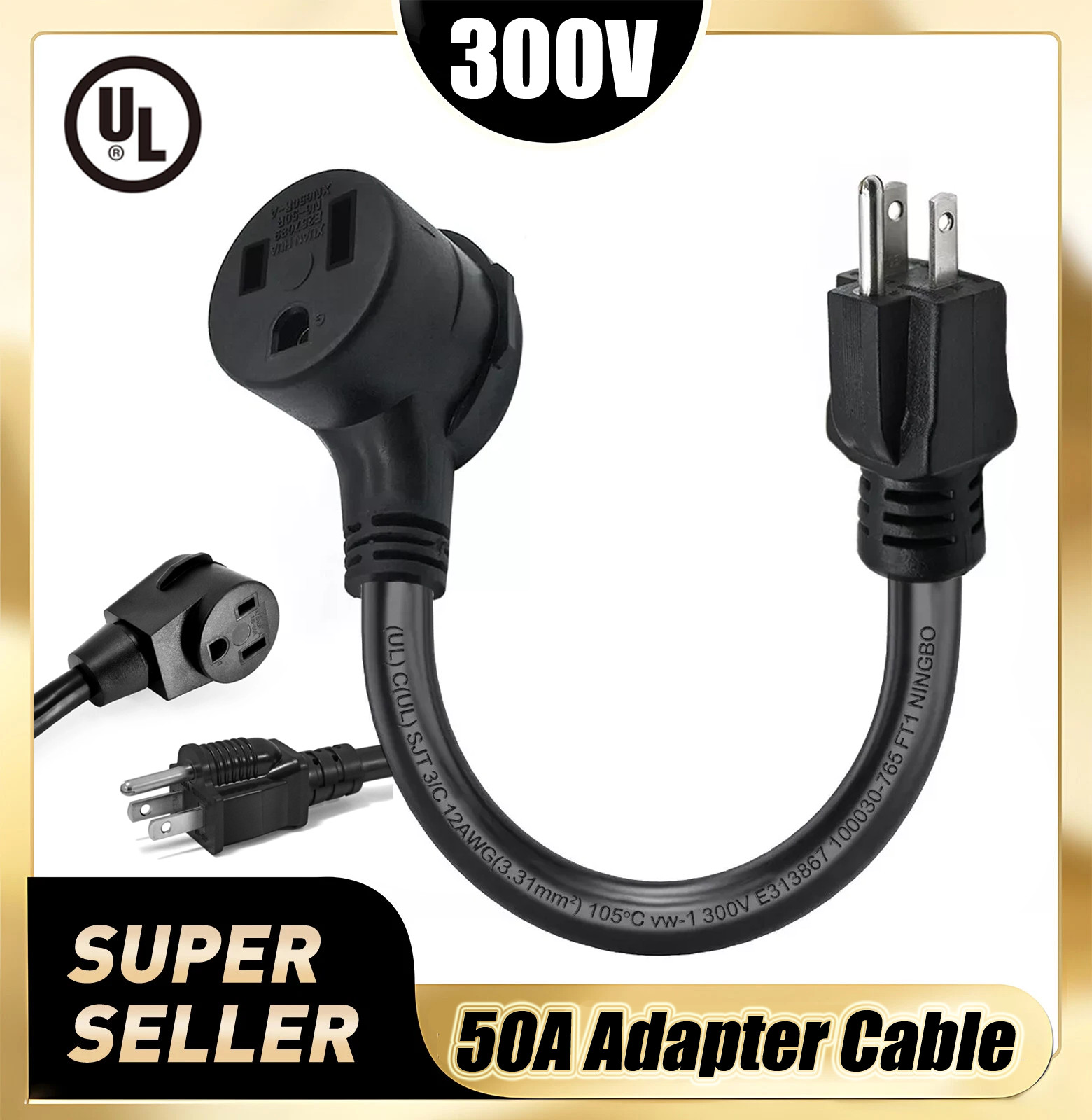 110V to 220V Adapter Extension Cord,14AWG Converter Cable Welder Accessories HOT