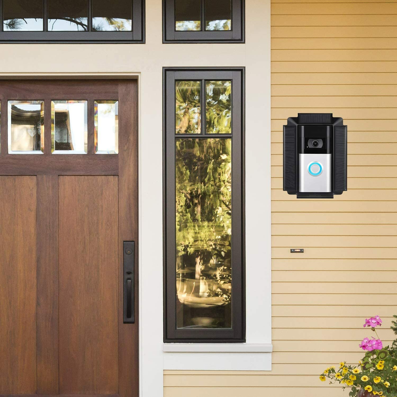 Solar Charger Mount for Ring Video Doorbell 3, 3 Plus, 4, Battery Plus and Pro