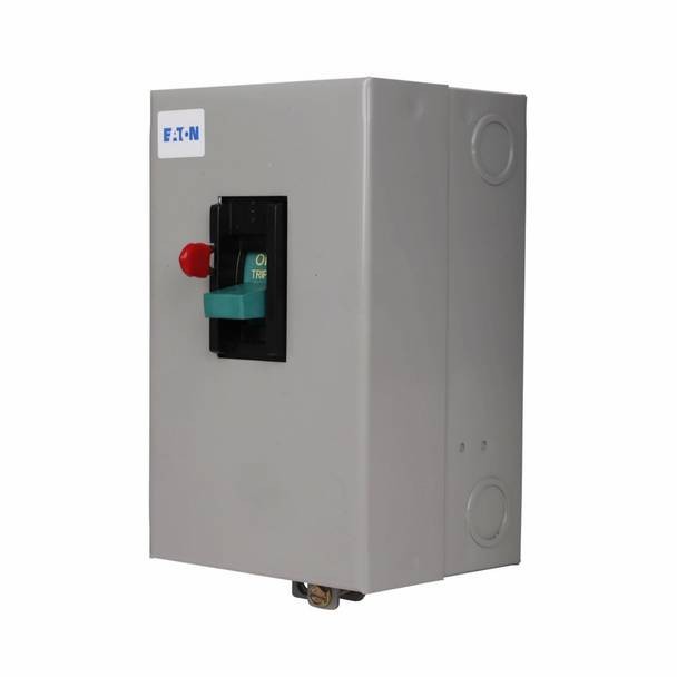 EATON B100S0B Enclosed General Purpose Motor Starter, Non-Reversing Action, 2P