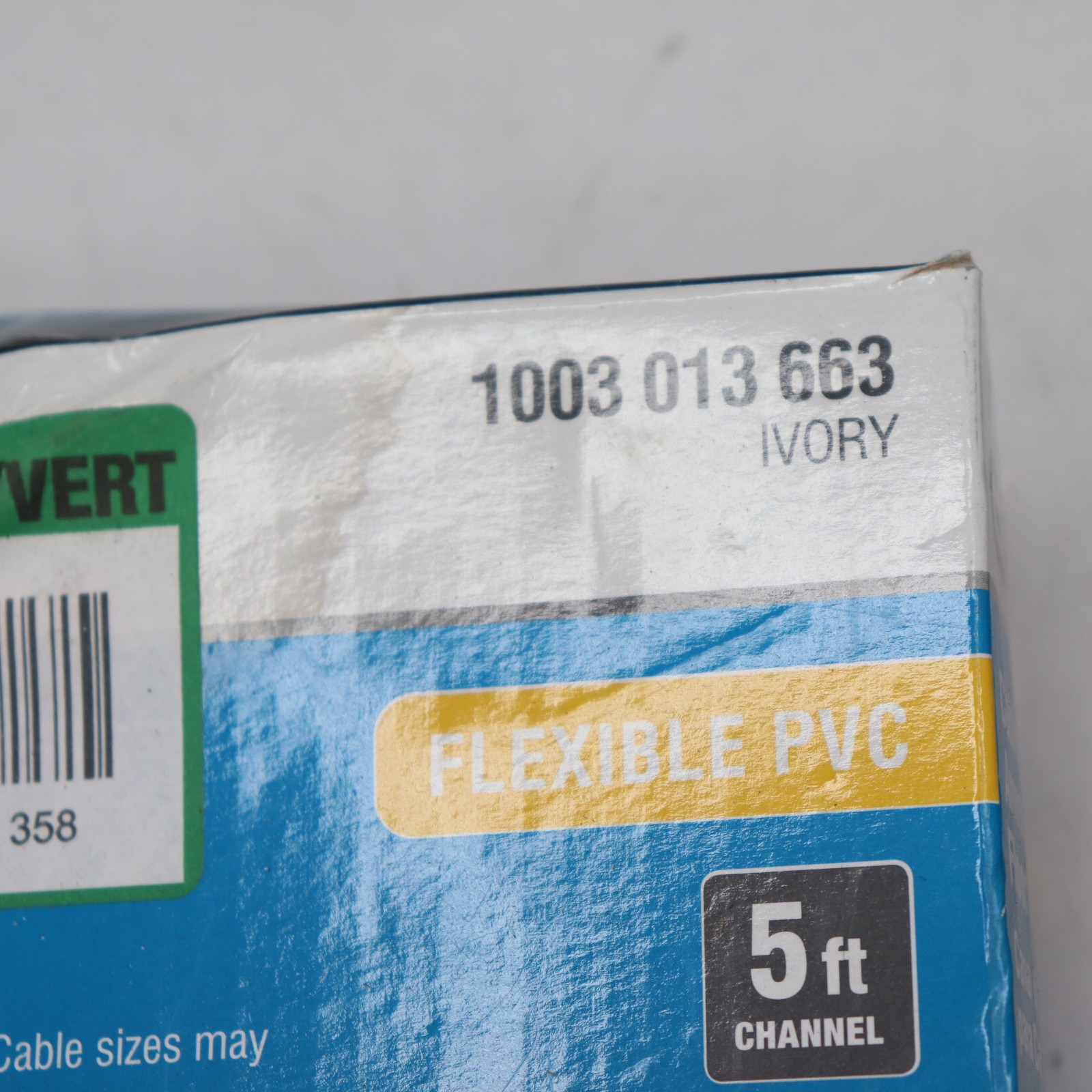 Commercial Electric 5 ft. PVC Floor Cord Protector in Ivory
