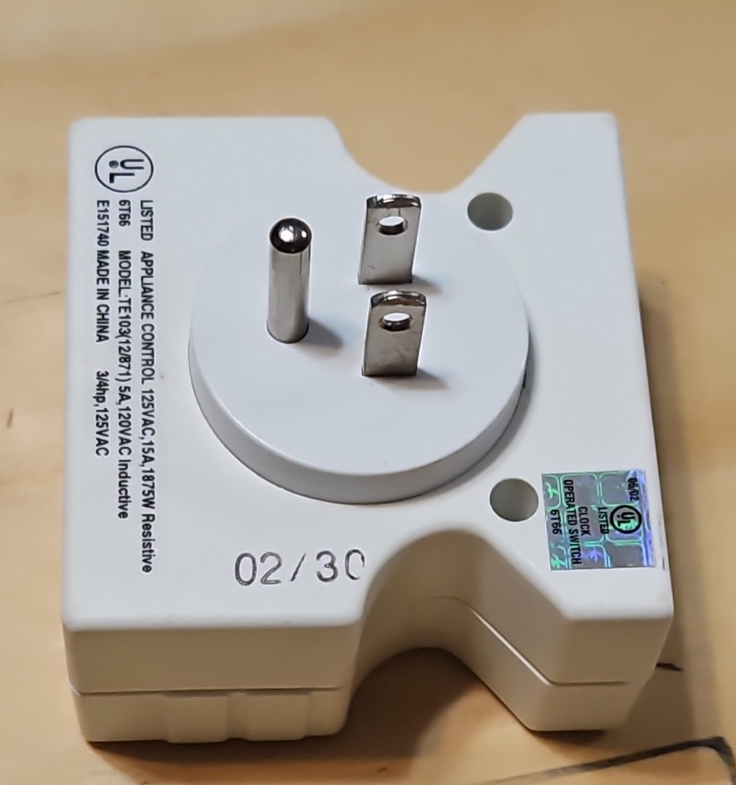 Ingraham Timer electronic digital 1875 Watts Wall Plug Outlet NEW OLD STOCK