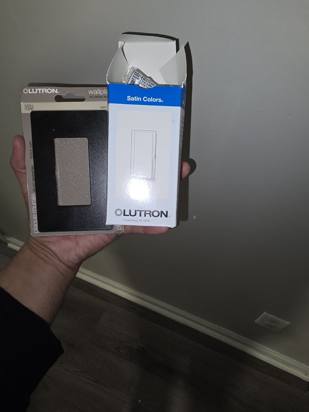 lutron Diva series /dimmer light switch/ [satin color] with wallplate included