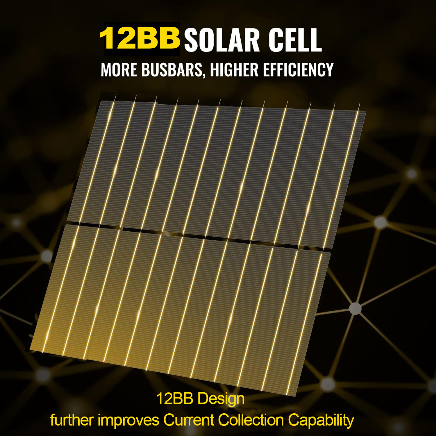 100W 150W 200W 300W 400W Watt Solar Panel Mono Home Charging RV Camping Battery