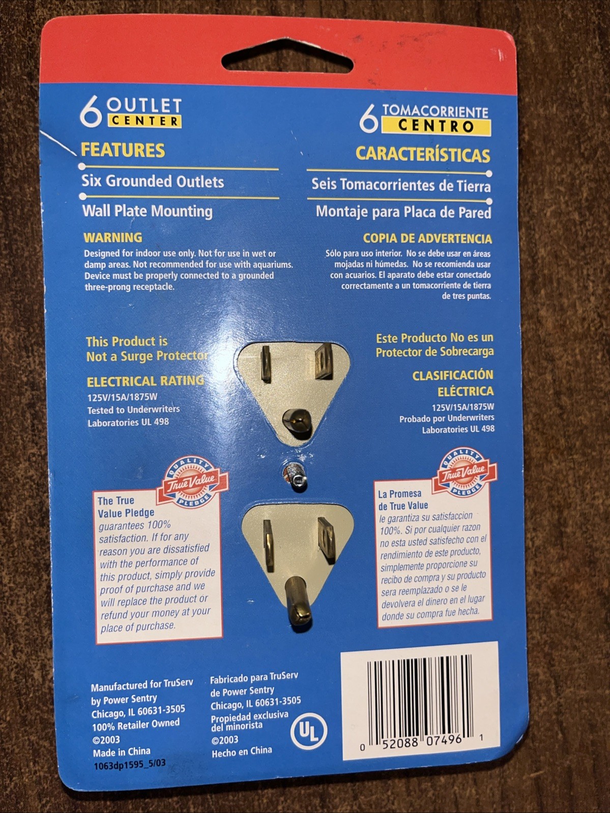 True Value 6 Outlet Center Wall Tap