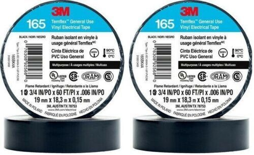 4 Temflex 1700 165 Vinyl Electrical Tape [Set of 4]