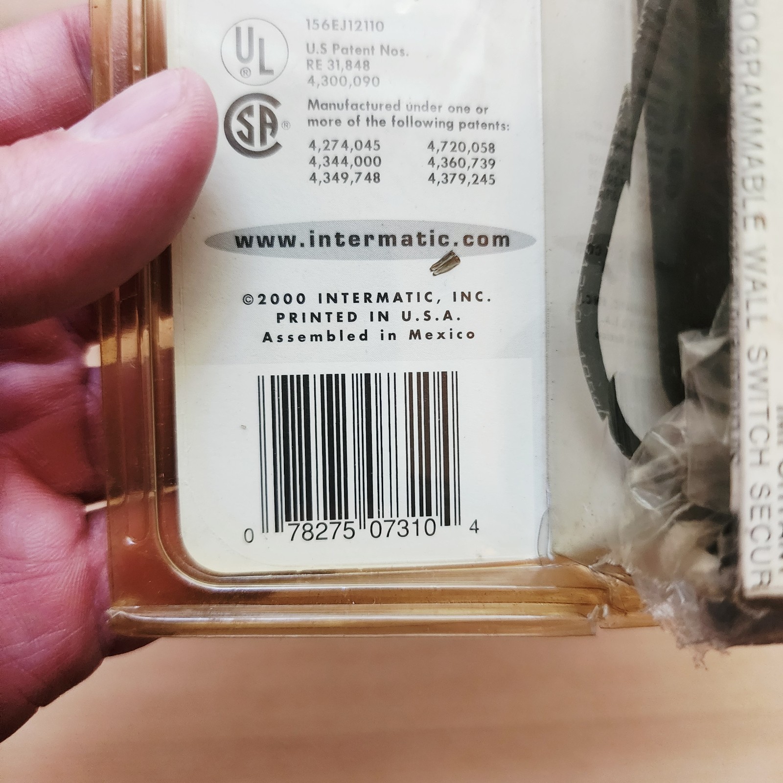 Intermatic Wall Switch Timer (EJ351C) 24 Hour Programmable White – READ DESC