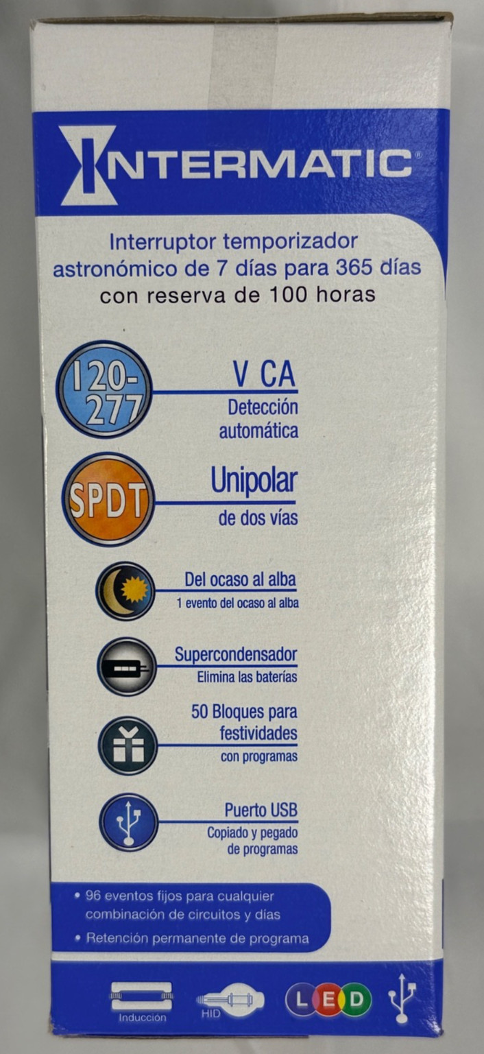 Intermatic ET2815C Astronomic 365/7-Day Time Switch 120-277V SPDT Timer NIB NEW
