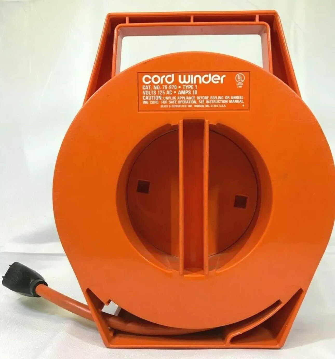 Black & Decker Cord Winder Model 79-970 25 Ft Extension Cord NEW!