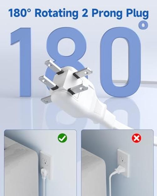 US to Japan Adapter, 2 Prong to 3 Prong Outlet Adapter with Type A-Japan China