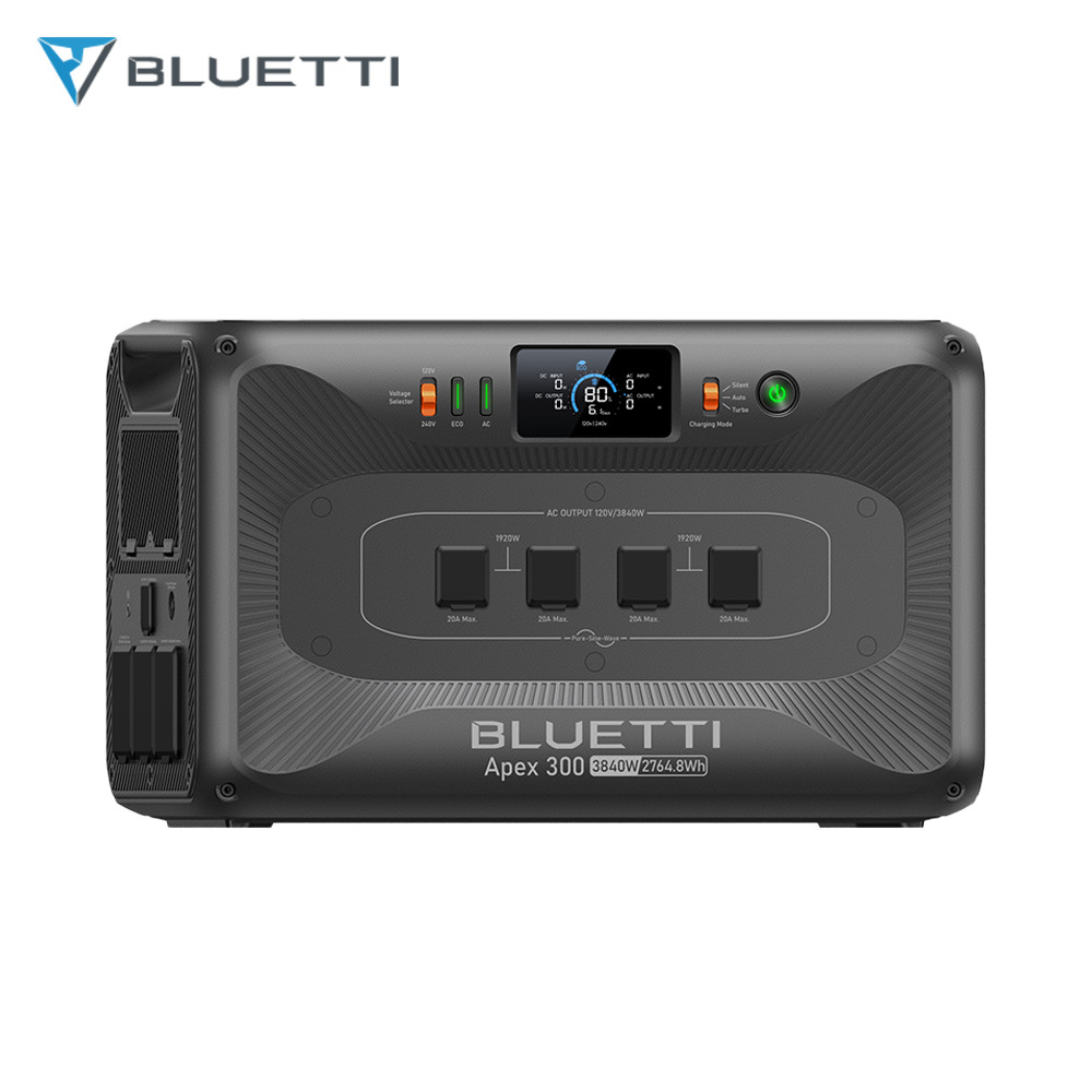 BLUETTI Apex 300 2764Wh Portable Power Station From Home to RV to Off-grid
