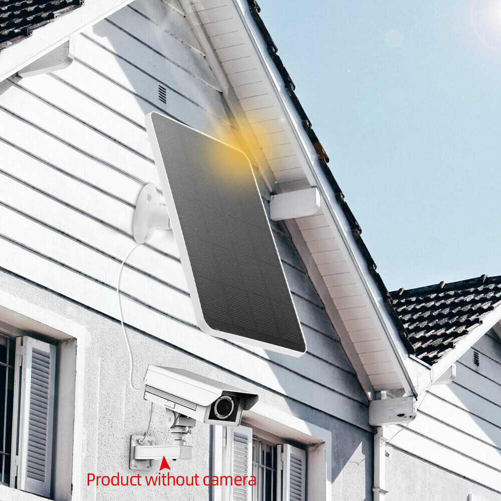 Waterproof Solar Panel Kit For Arlo Essential Spotlight Camera Doorbell Charger