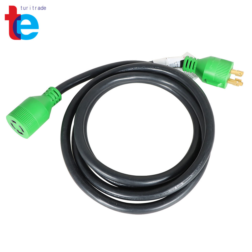 Generator Extension Cord 10/15/25/40/50FT 30 AMP 4 Prong NEMA L14-30P to L14-30R