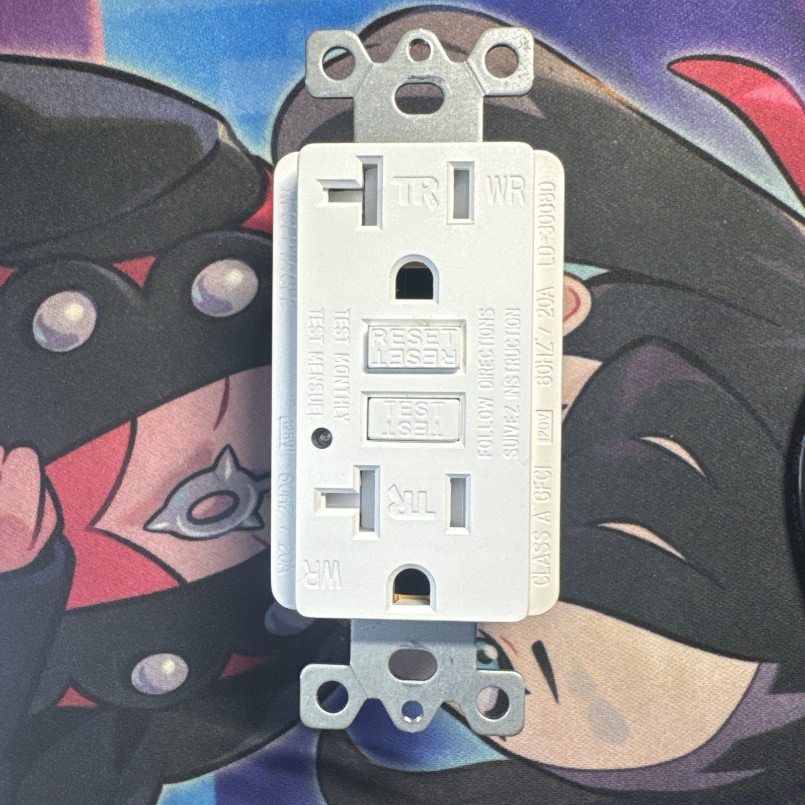 20 Amp GFCI Outlet Ground Fault Receptacle TR WR