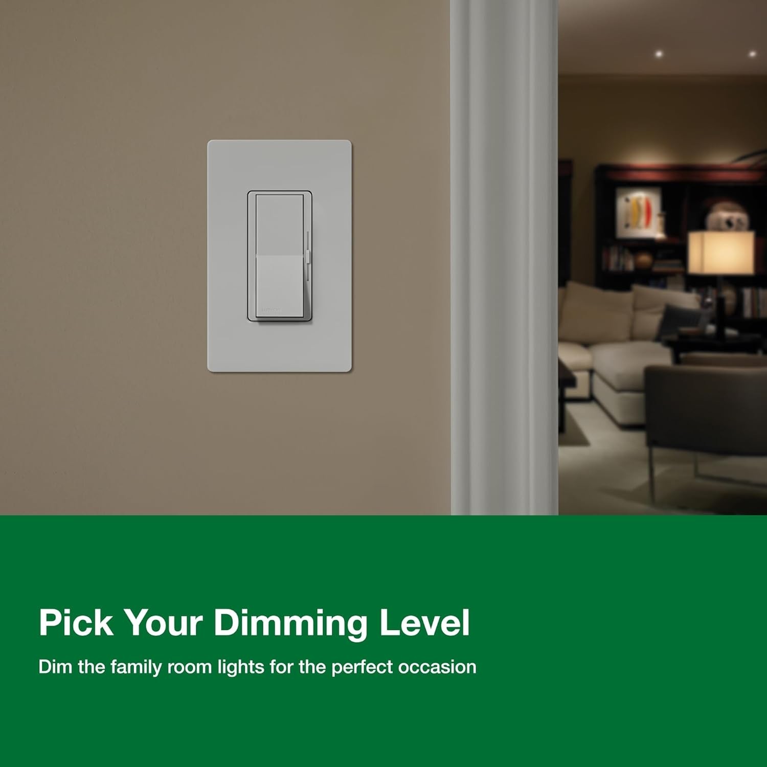 LED+ Dimmer Switch, 1 pack, Brown