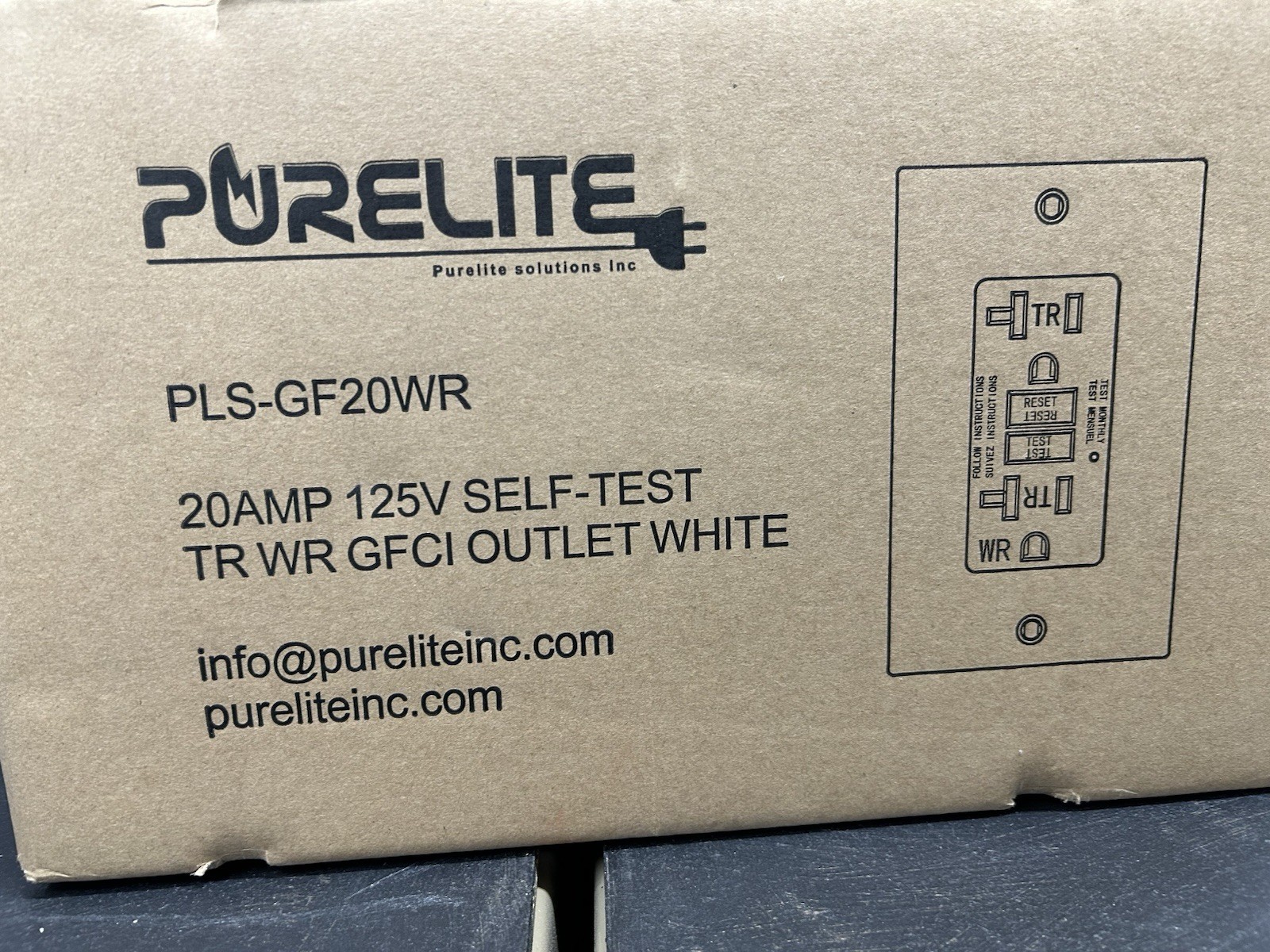 ❤️20A GFCI Outlet TR-WR self Test Weather & Tamper Resistant UL Listed W 10lot