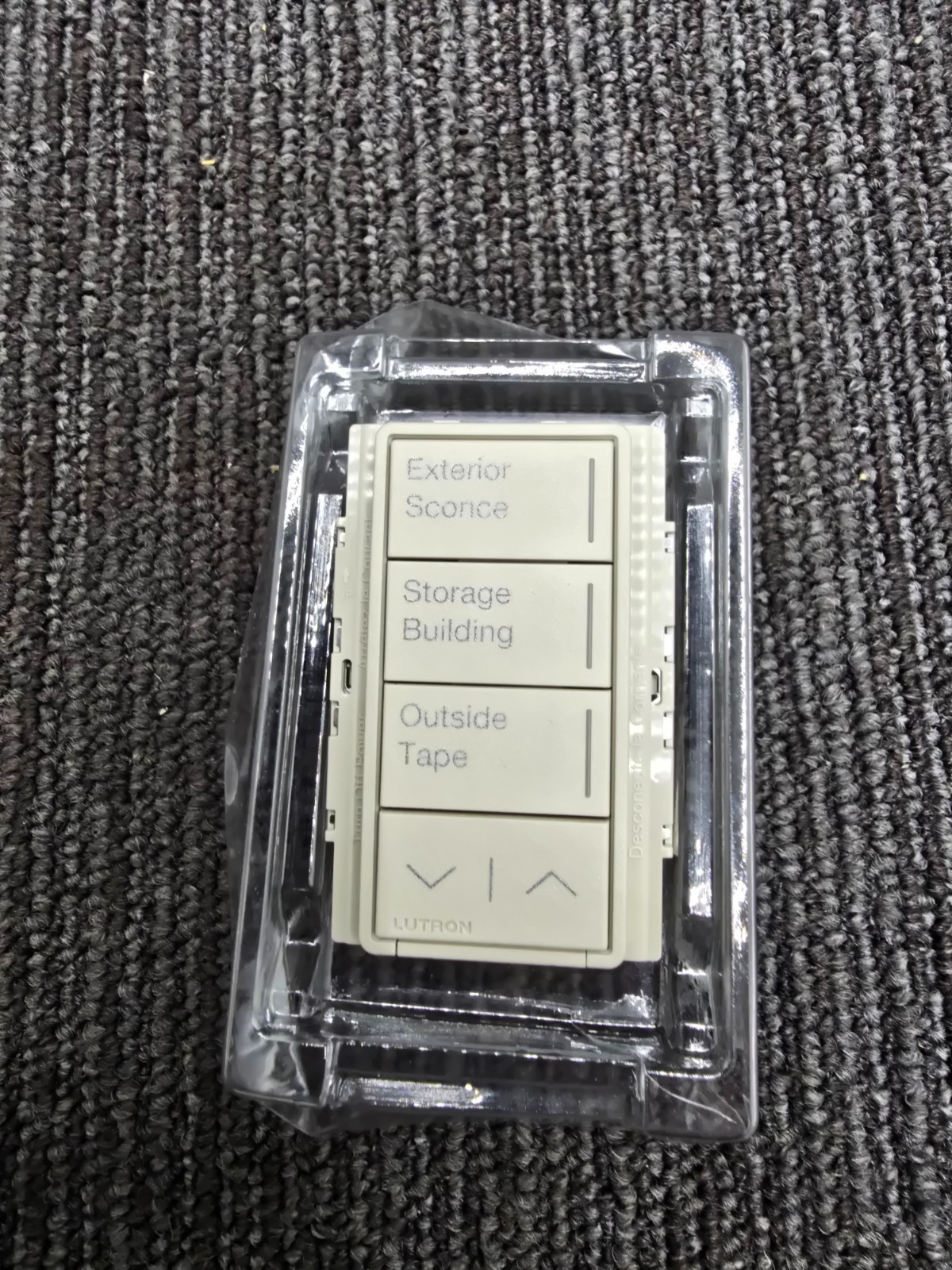 Lutron Sunnata STBK-H WH Hybrid Button White