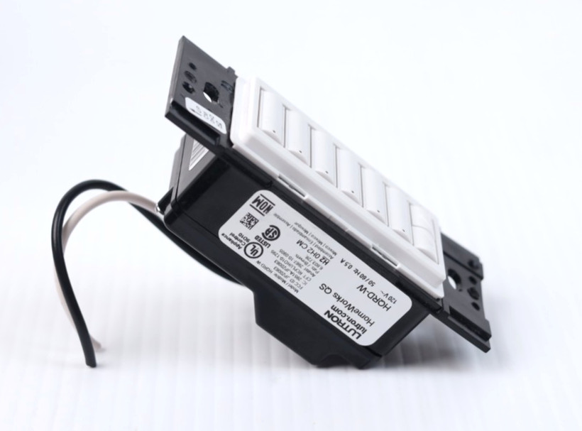 Lutron QS HQRD-W6BRL-WH 6 Button Keypad (White) r871