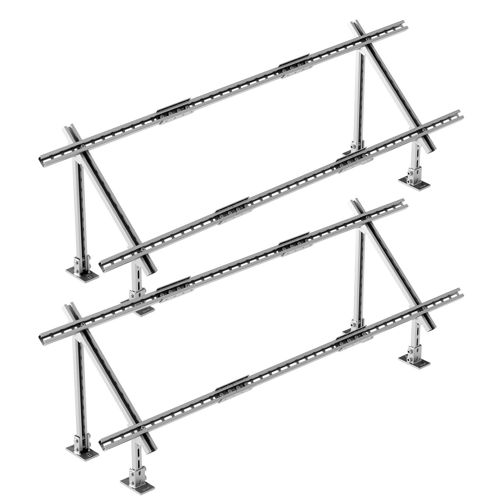 Uimoso Adjustable Solar Panel Mounting Brackets, 2 Sets, 30°-60° Angle