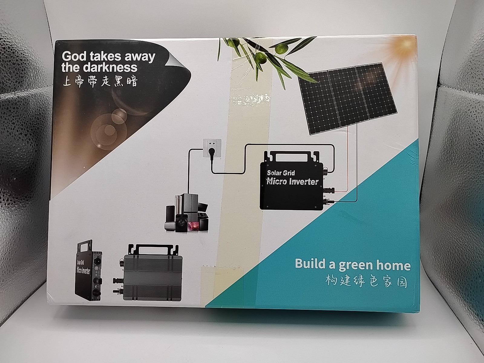 Grid Tie Solar Power Inverter, 550W APP Control Single Phase Solar Grid Tie.New