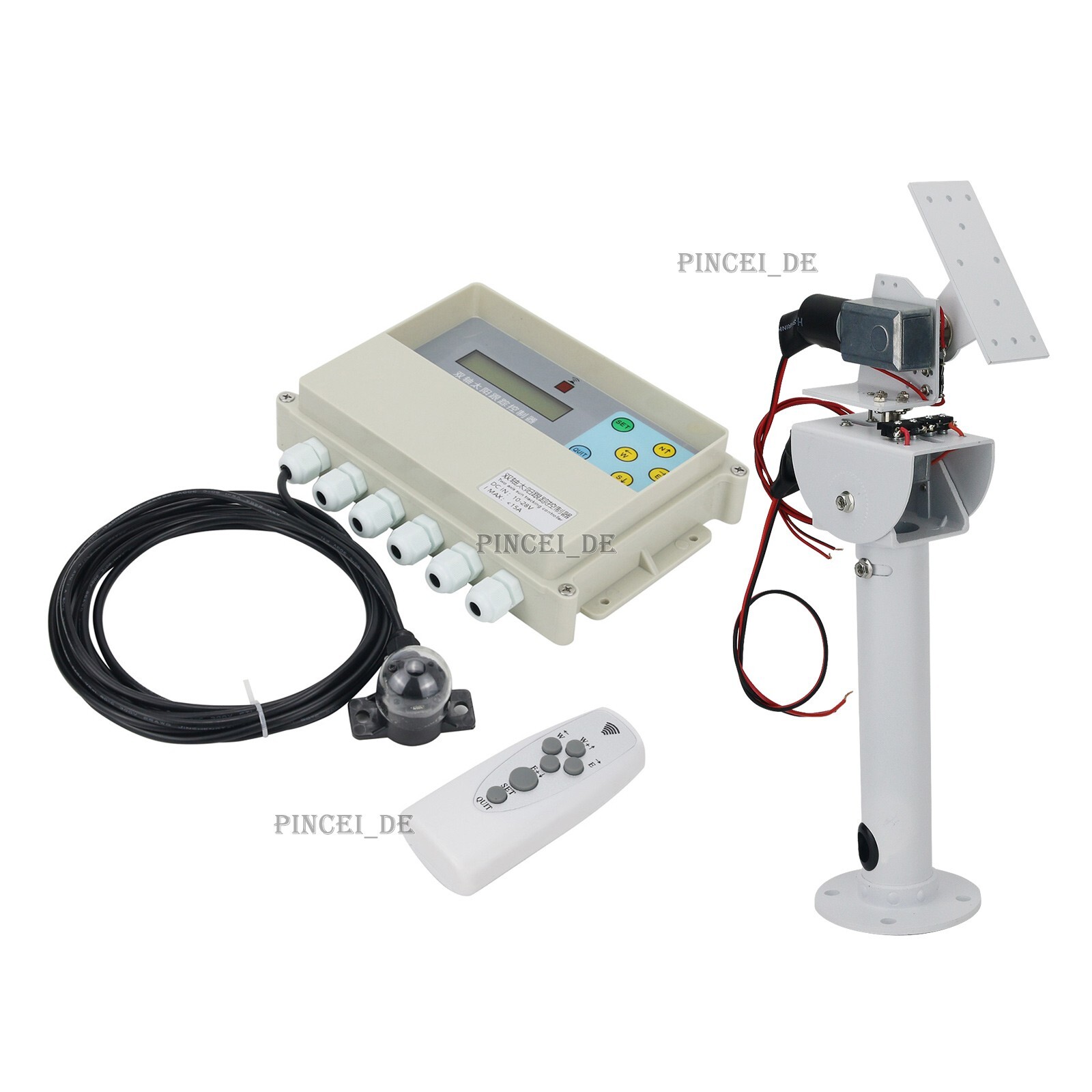 2 Axis Solar Tracker Controller Automatic Solar Tracking System w/Remote Control