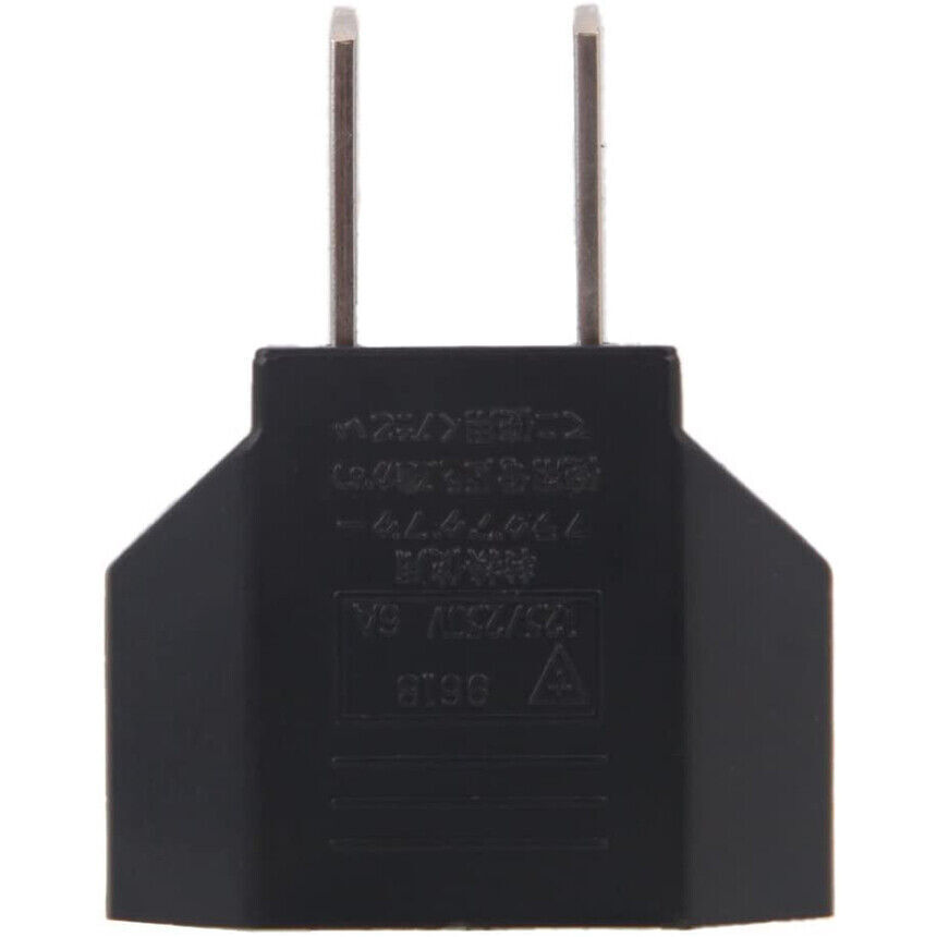 5 PCS New EU Euro Europe to US USA Power Jack Wall Plug Converter Travel Adapter