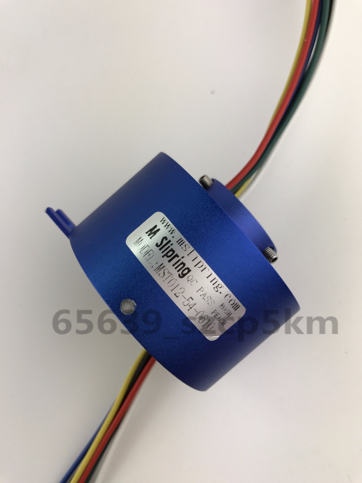 Slip Ring Through Hole Dia.12.7mm 6 Circuit/10A For Wind Power Generator
