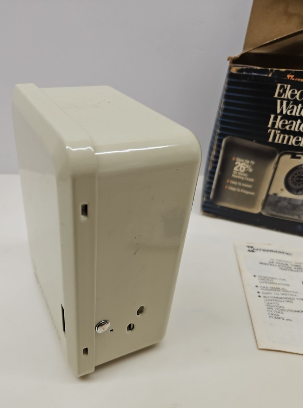 Intermatic Electric Water Heater Timer TL11 25 Amp 125 Volts.