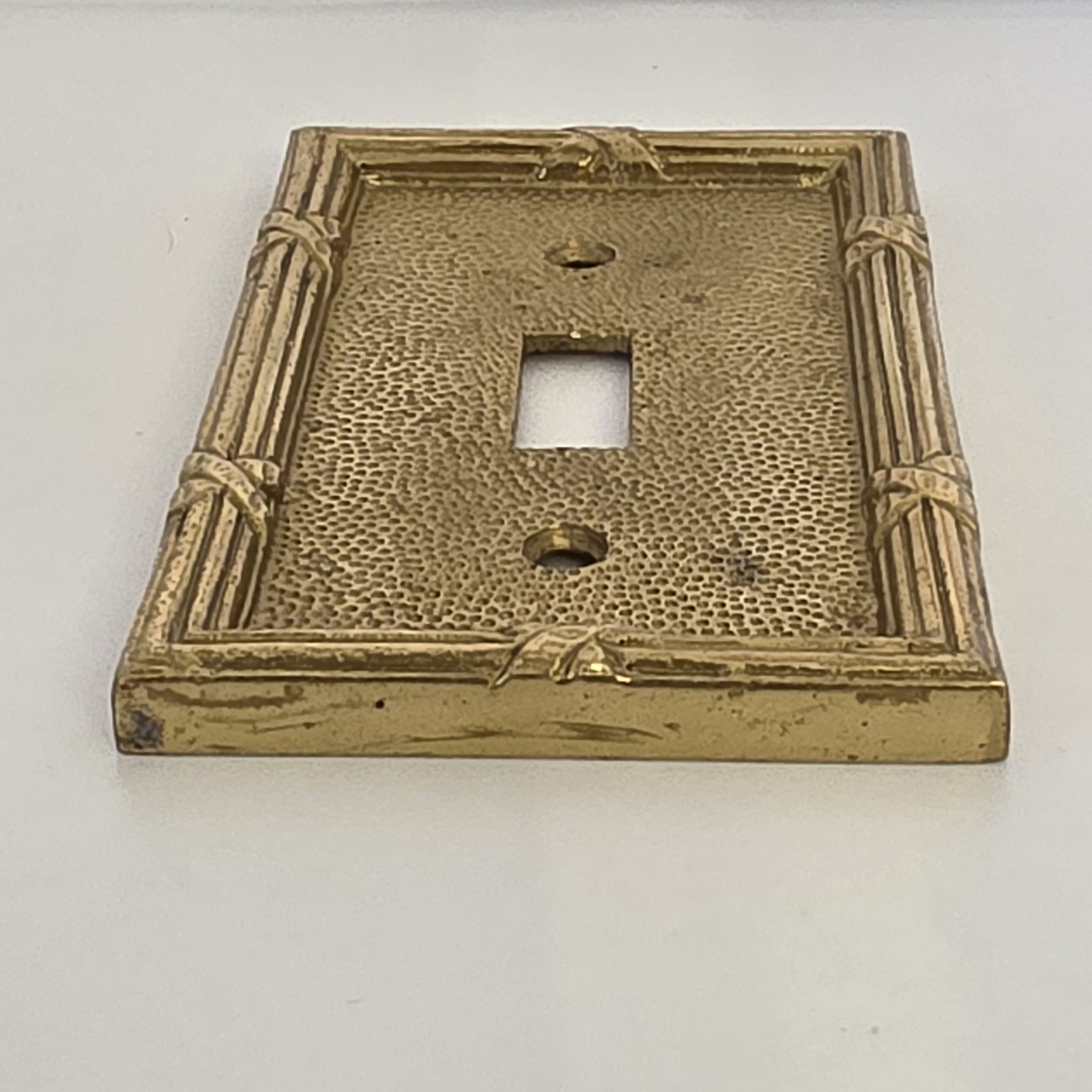 Phylrich Ribbon and Reed collection Light Switch Plate Gold