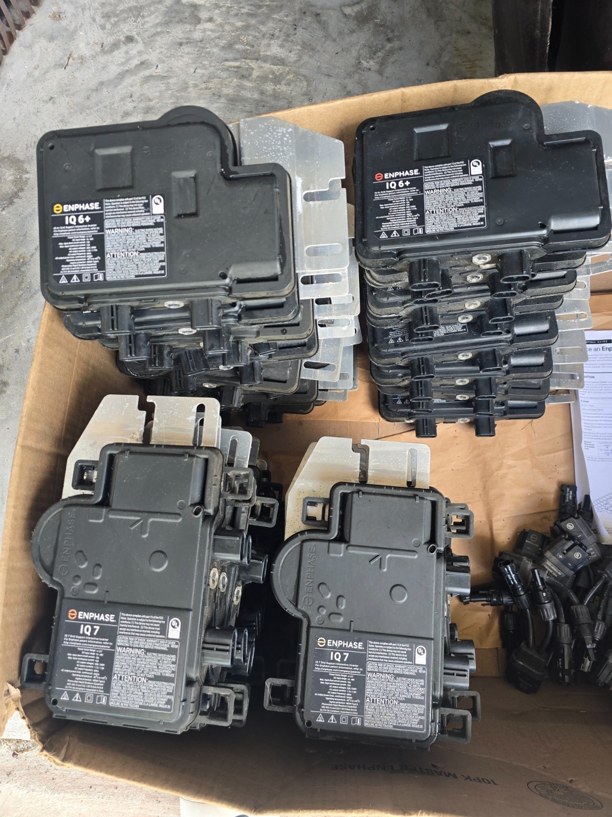 Enphase IQ 6+ and IQ 7 inverters