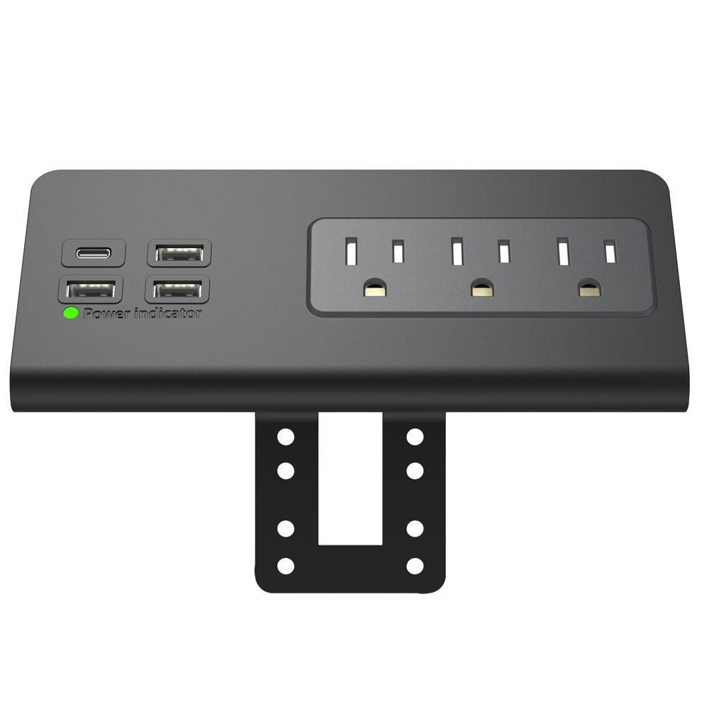AC Power Type-C Ports Fast Charging Power Strip USB Ports Sockets Home Office