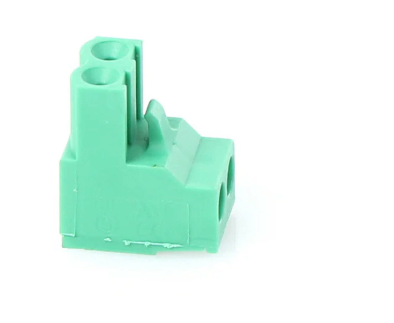 True 937360 OEM Connector, 2 Pole LAE, Green, 13/32″ x 11/16″ x 19/32″