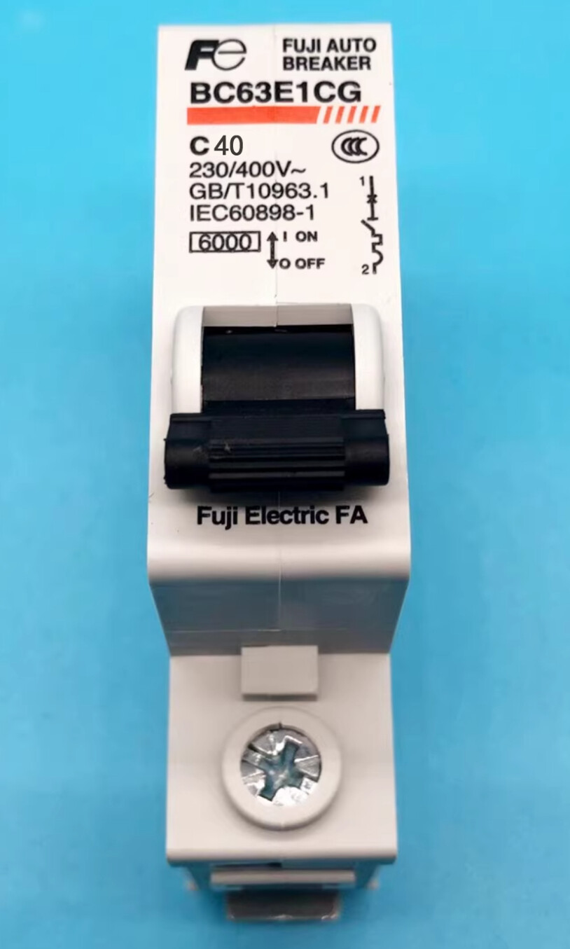Fuji Electric Miniature Circuit Breaker MCB 1P BC63E1CG-40C 40A