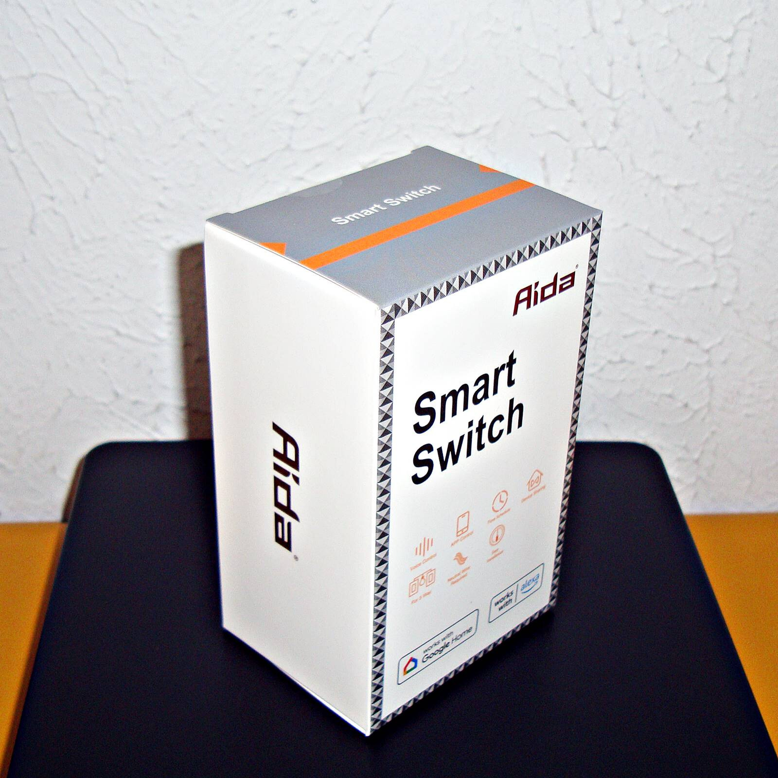 ELEGRP AIDA SMART LIGHT SWITCH, 3-WAY WIFI SMART SWITCH, COMP. W/ ALEXA & G-HOME