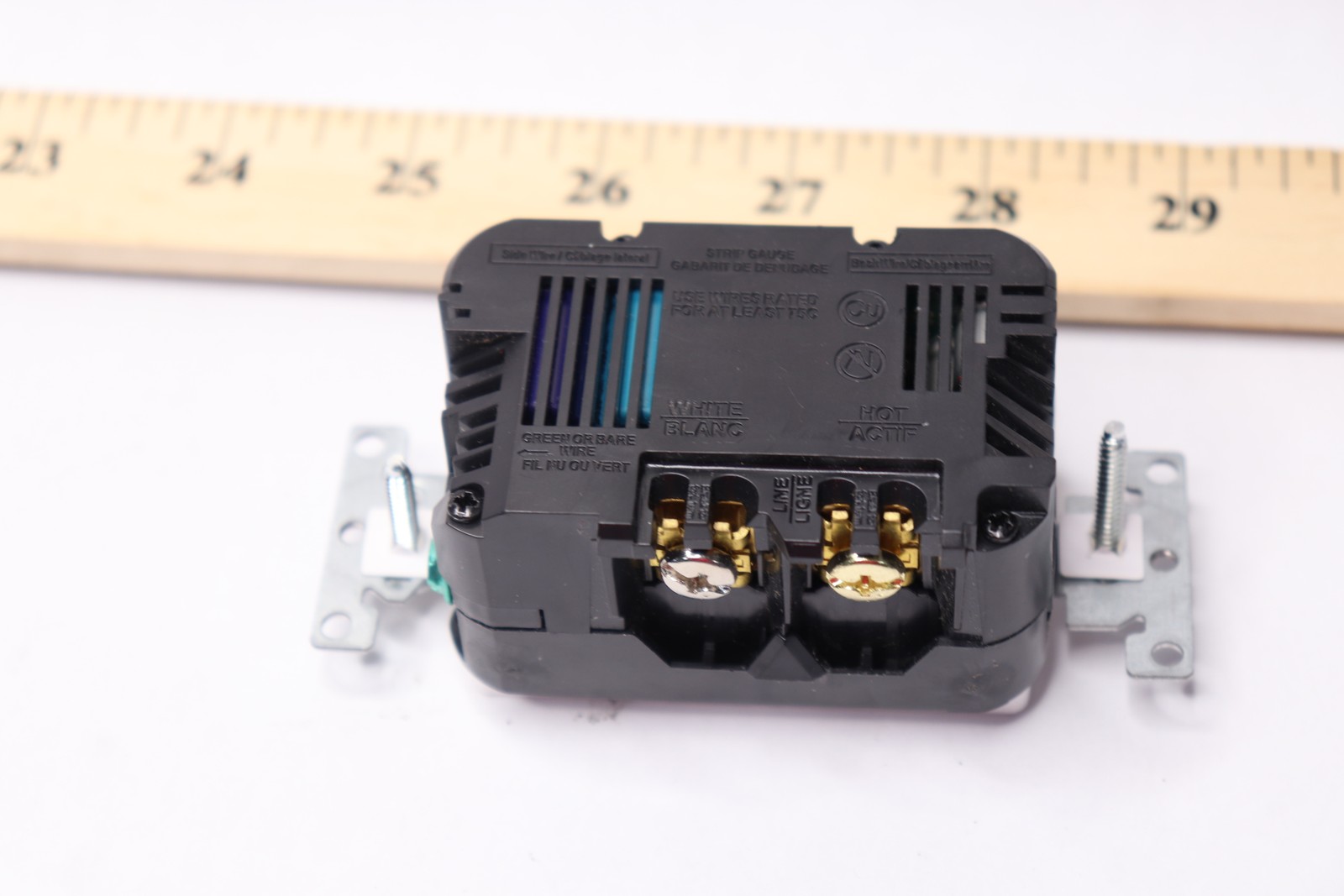 Leviton USB Dual Type-C/C Wall Outlet Charger w/ 20A Tamper-Resistant Outlet 30W