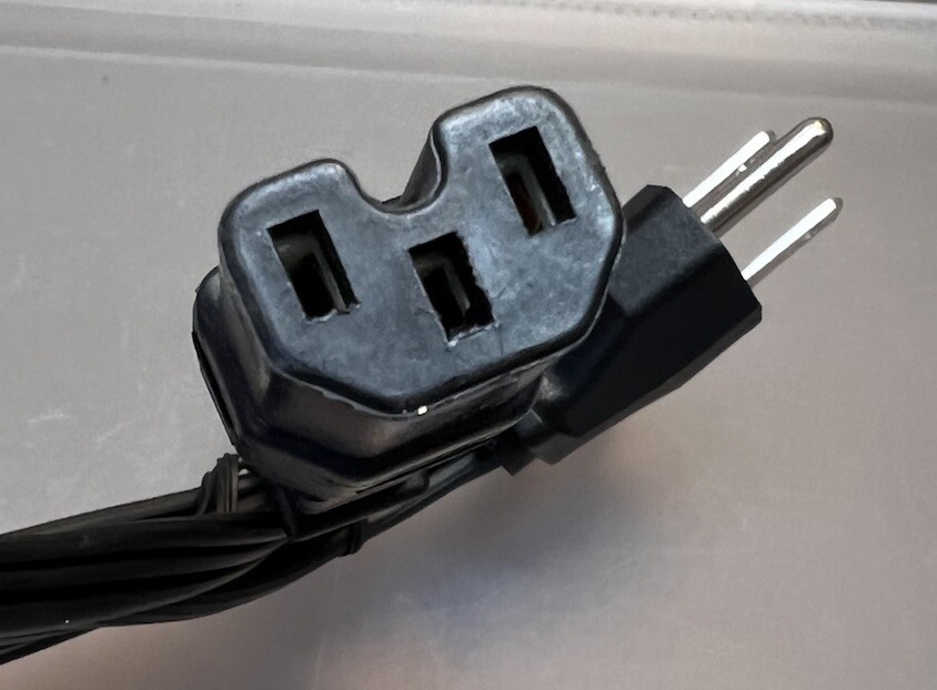 3 Pin Notched 36″ HPN 16AWG Uniden Power Cord Fits Percolator, Kettle